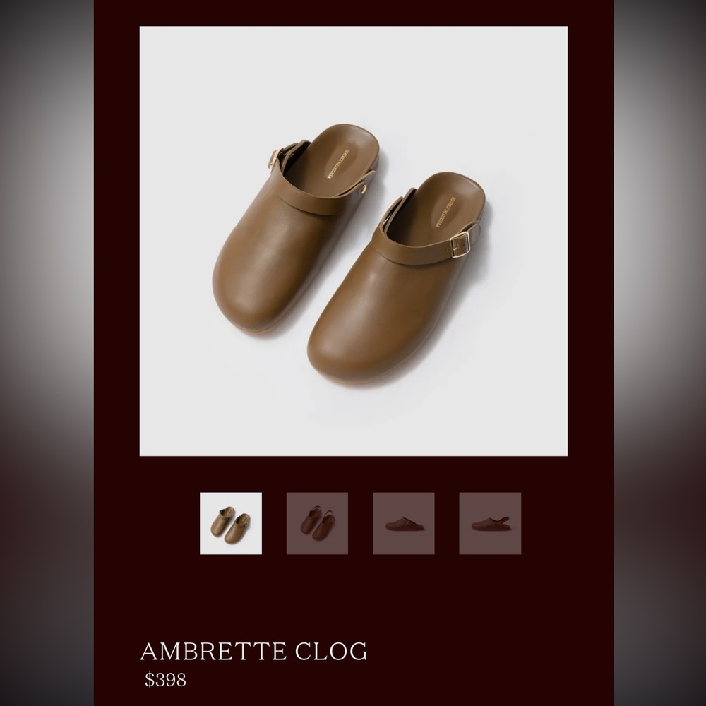 Beatrice Valenzuela Brown Ambrette Clog